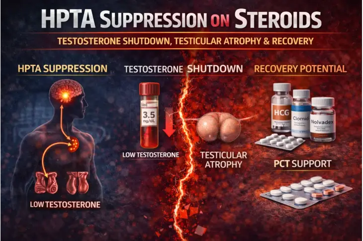HPTA Suppression on Steroids