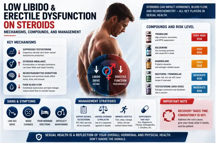 Libido and Erectile Dysfunction on Steroids