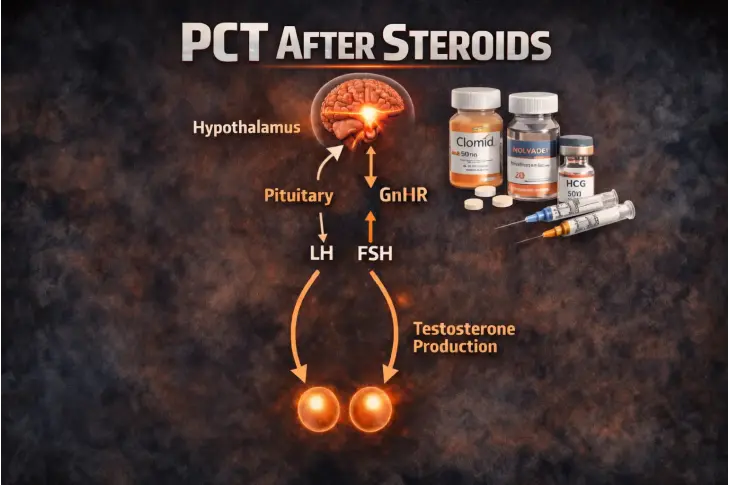 PCT After Steroids: Clomid, Nolvadex, HCG and Recovery