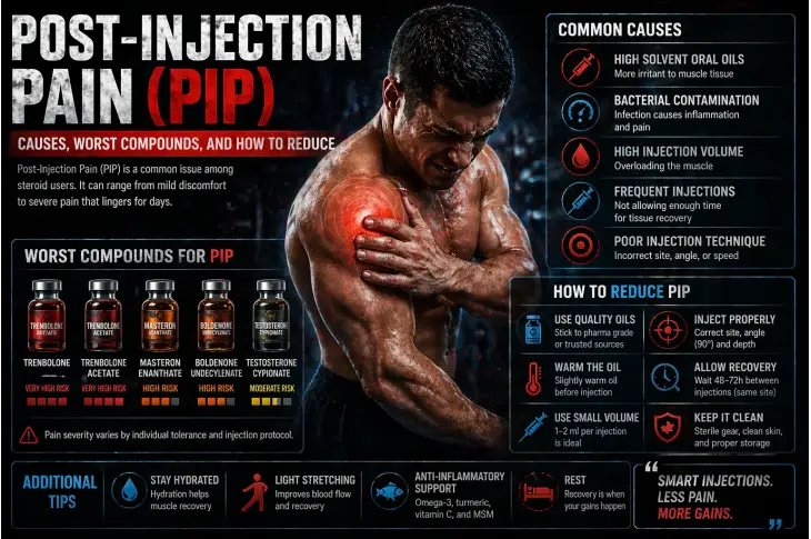 Post-Injection Pain (PIP) on Steroids