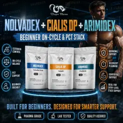 Arimidex + Nolvadex + Cialis — Beginner On-Cycle & PCT Stack