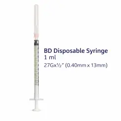 BD Disposable Syringe 1 ml