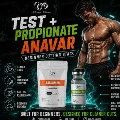 Test Propionate + Anavar — Beginner Cutting Stack