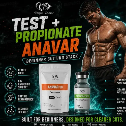 Test Propionate + Anavar — Beginner Cutting Stack