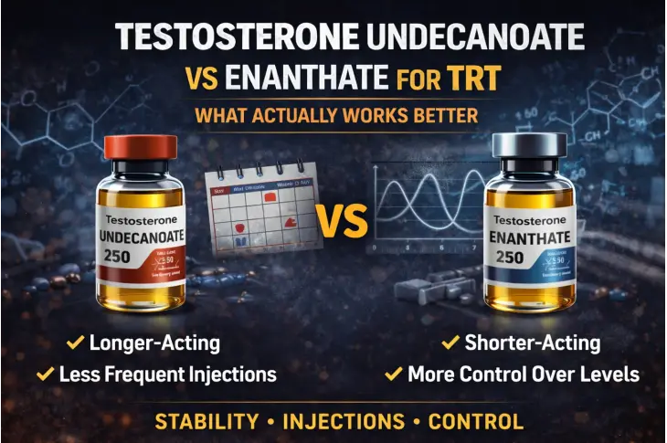 Testosterone Undecanoate vs Enanthate for TRT: What Actually Works Better